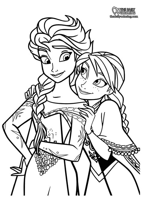 coloring elsa anna|anna colouring pictures.